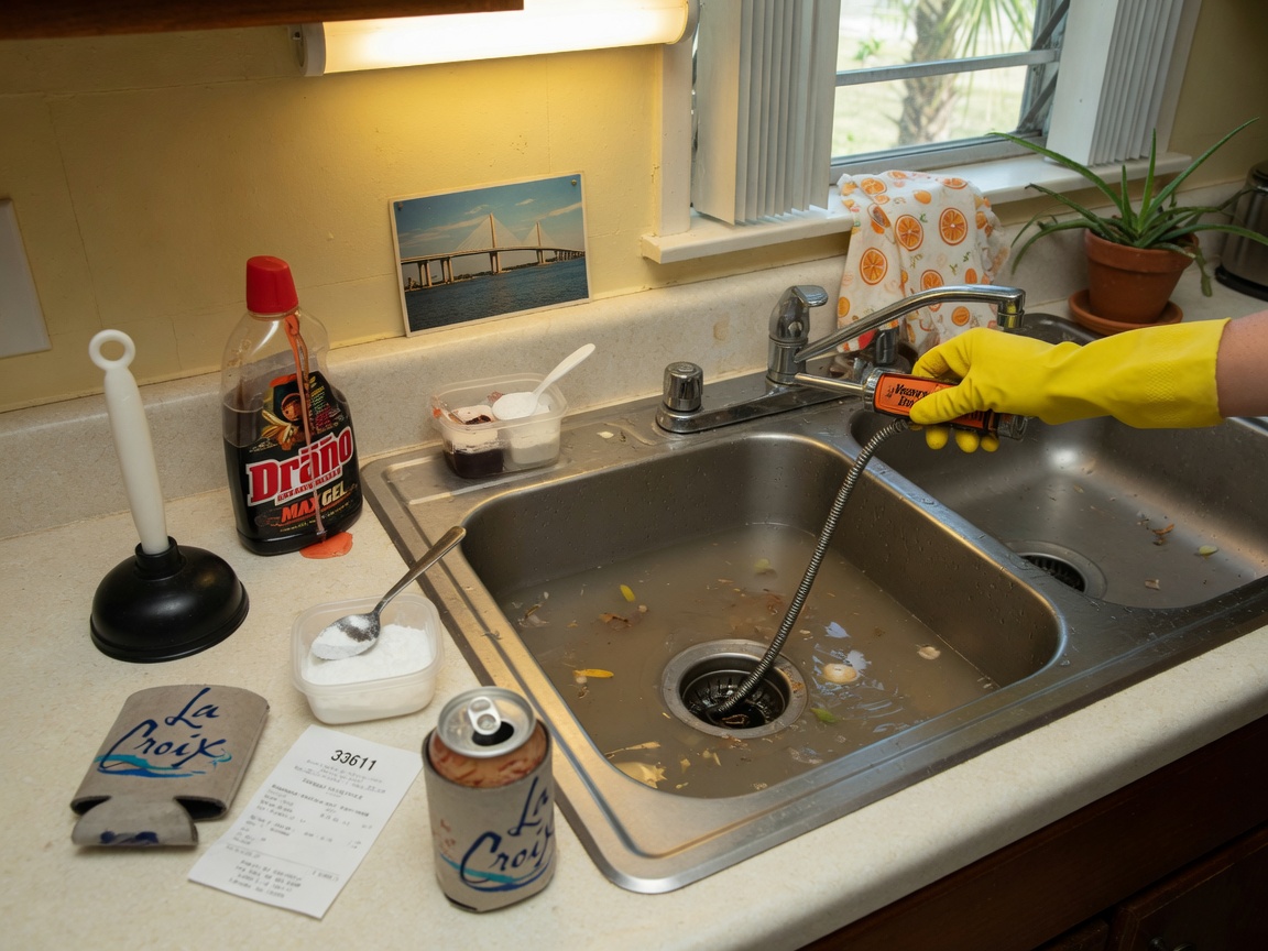 How to Clear a Kitchen Sink Clog in 33611 Homes