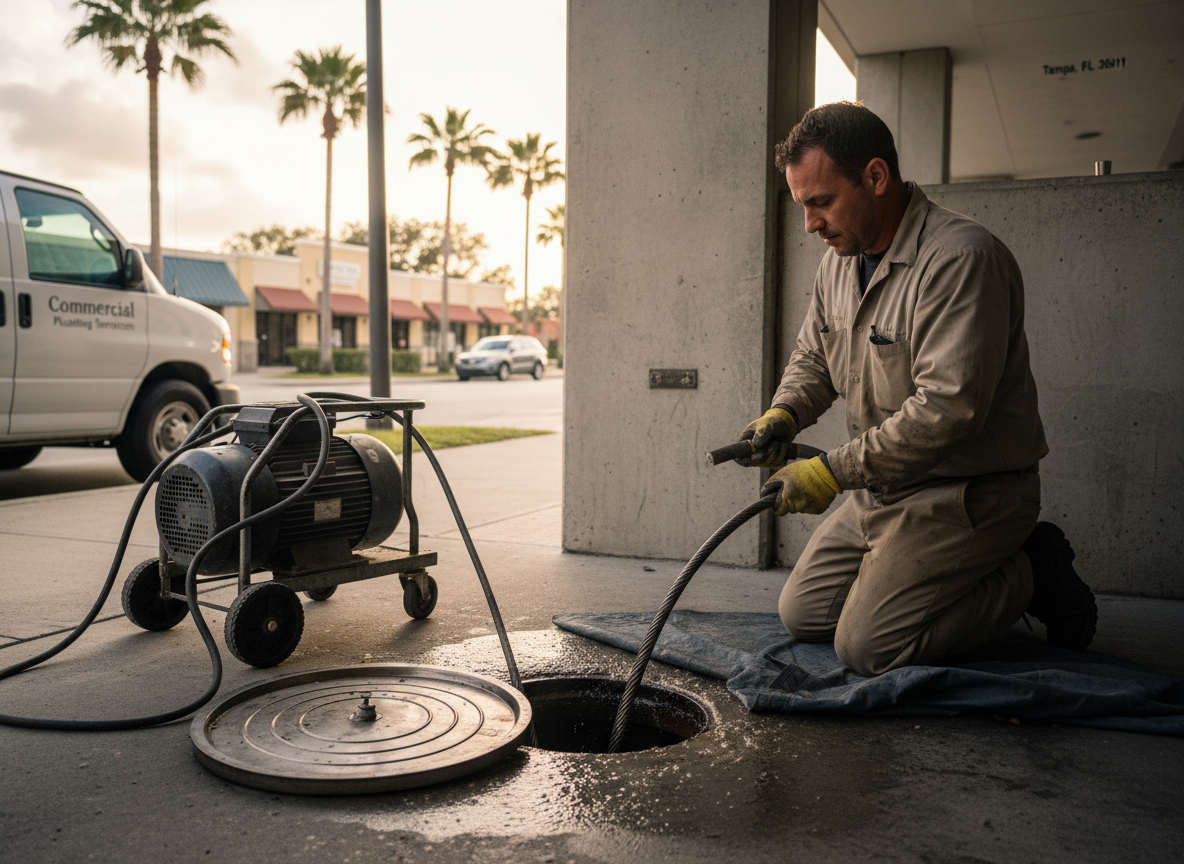 Commercial Drain Cleaning in Tampa 33611, FL