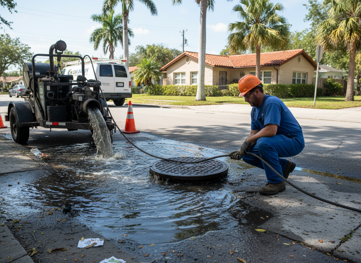 Sewer Drain Backup in Tampa 33611, FL